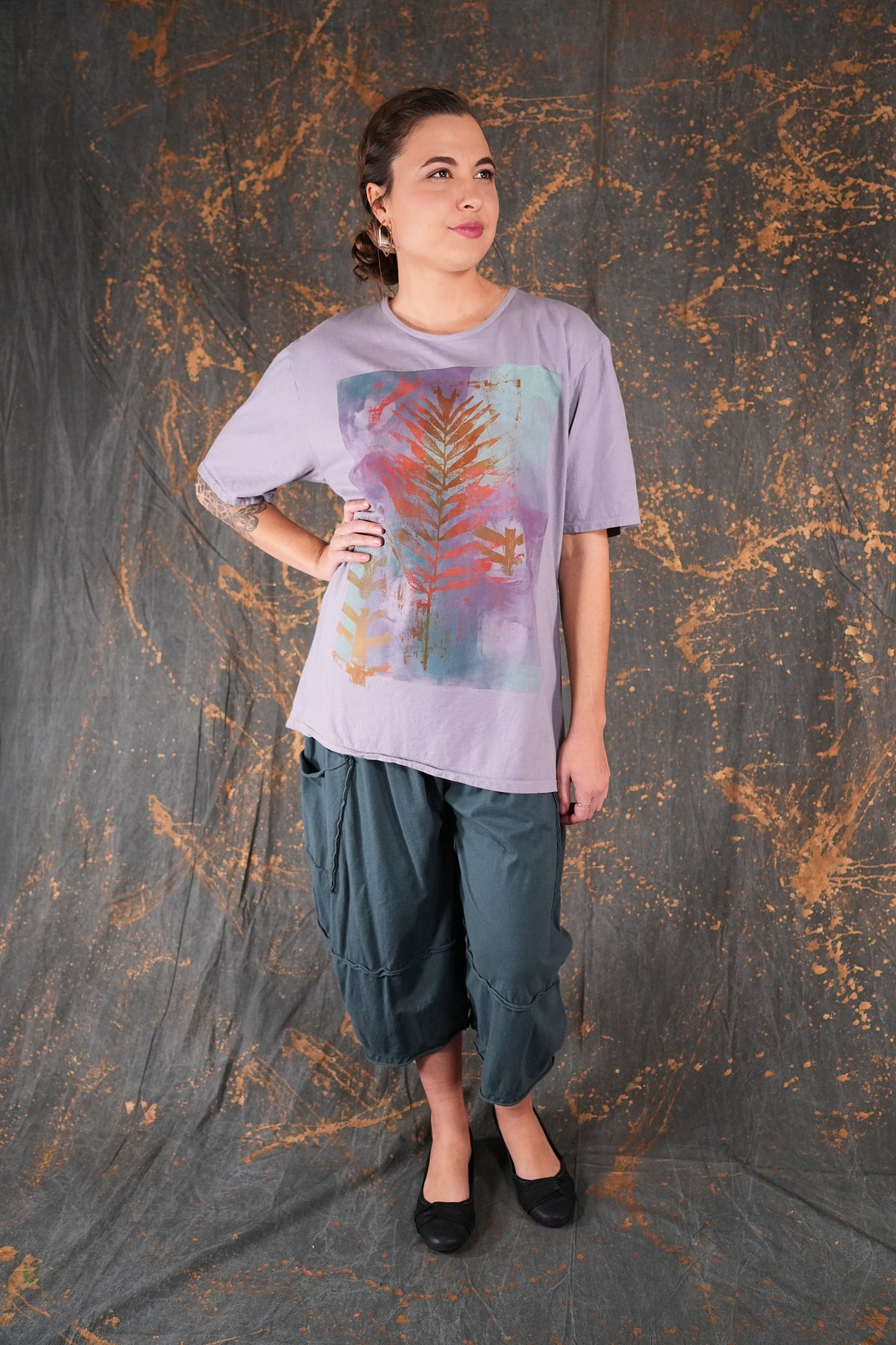 1171 Fiona Tee Opal Leaf Press-P