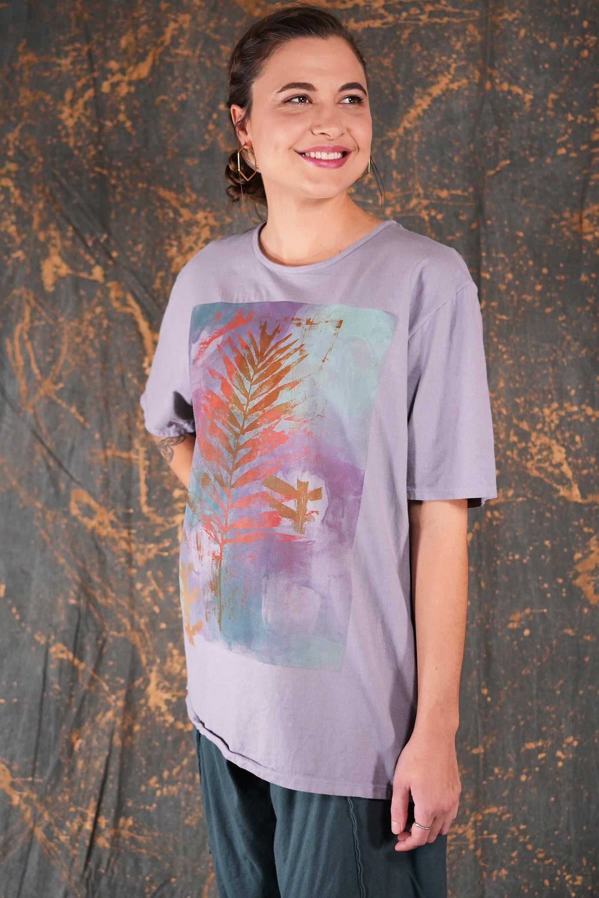 1171 Fiona Tee Opal Leaf Press-P