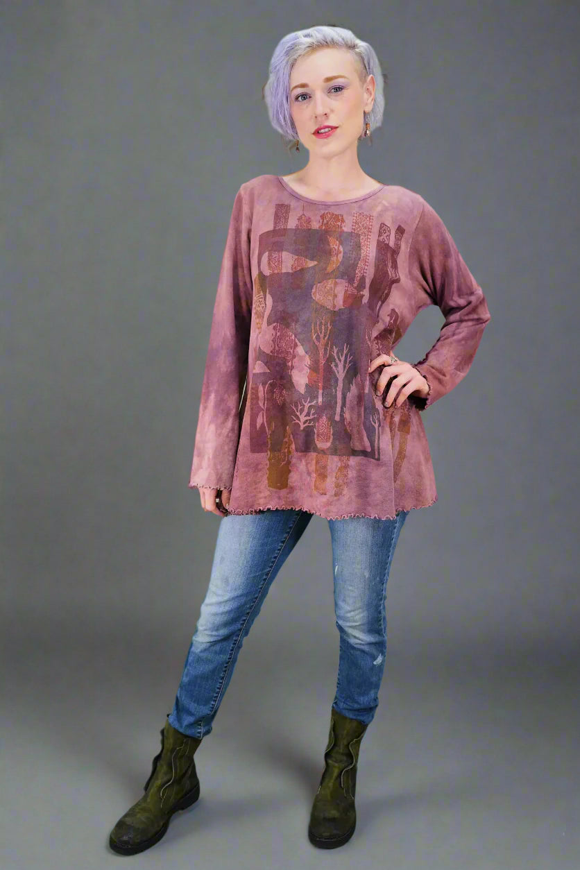 1190HD Cafe Sweatshirt Mauve Renaissance-P