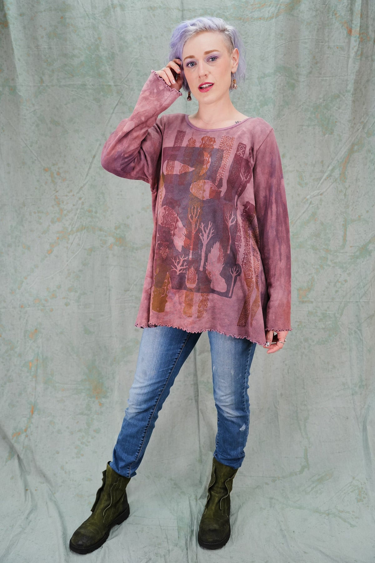 1190HD Cafe Sweatshirt Mauve Renaissance-P