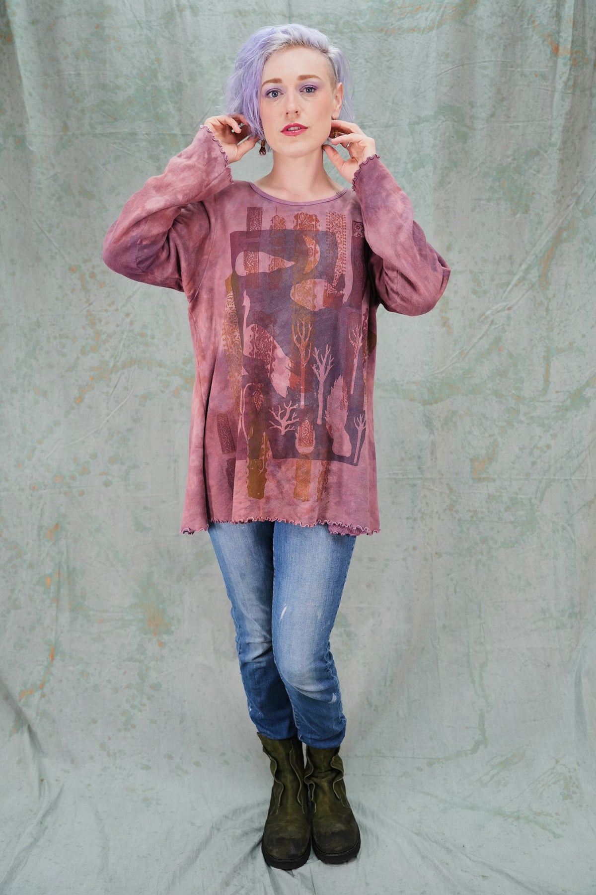 1190HD Cafe Sweatshirt Mauve Renaissance-P