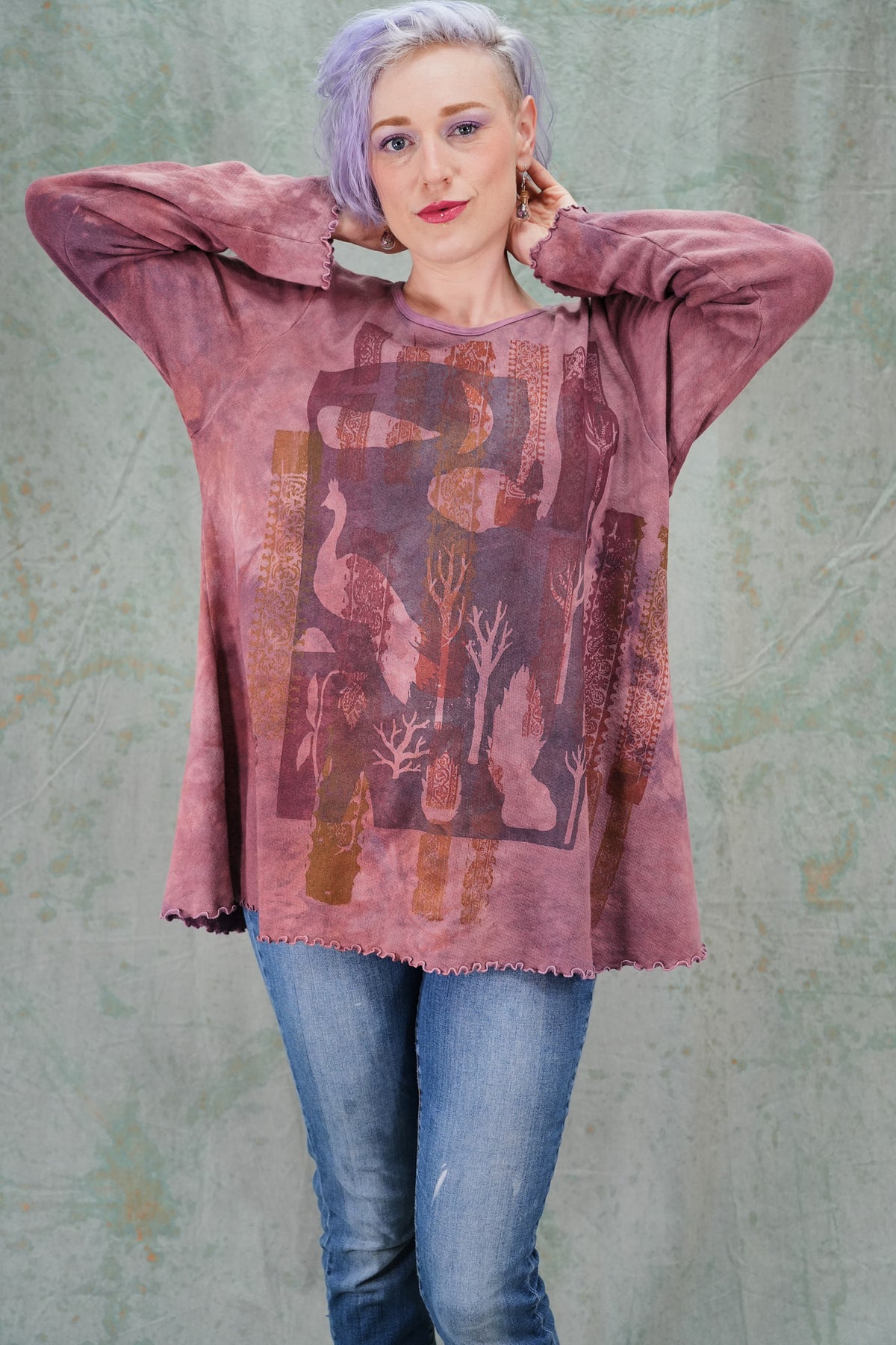 1190HD Cafe Sweatshirt Mauve Renaissance-P