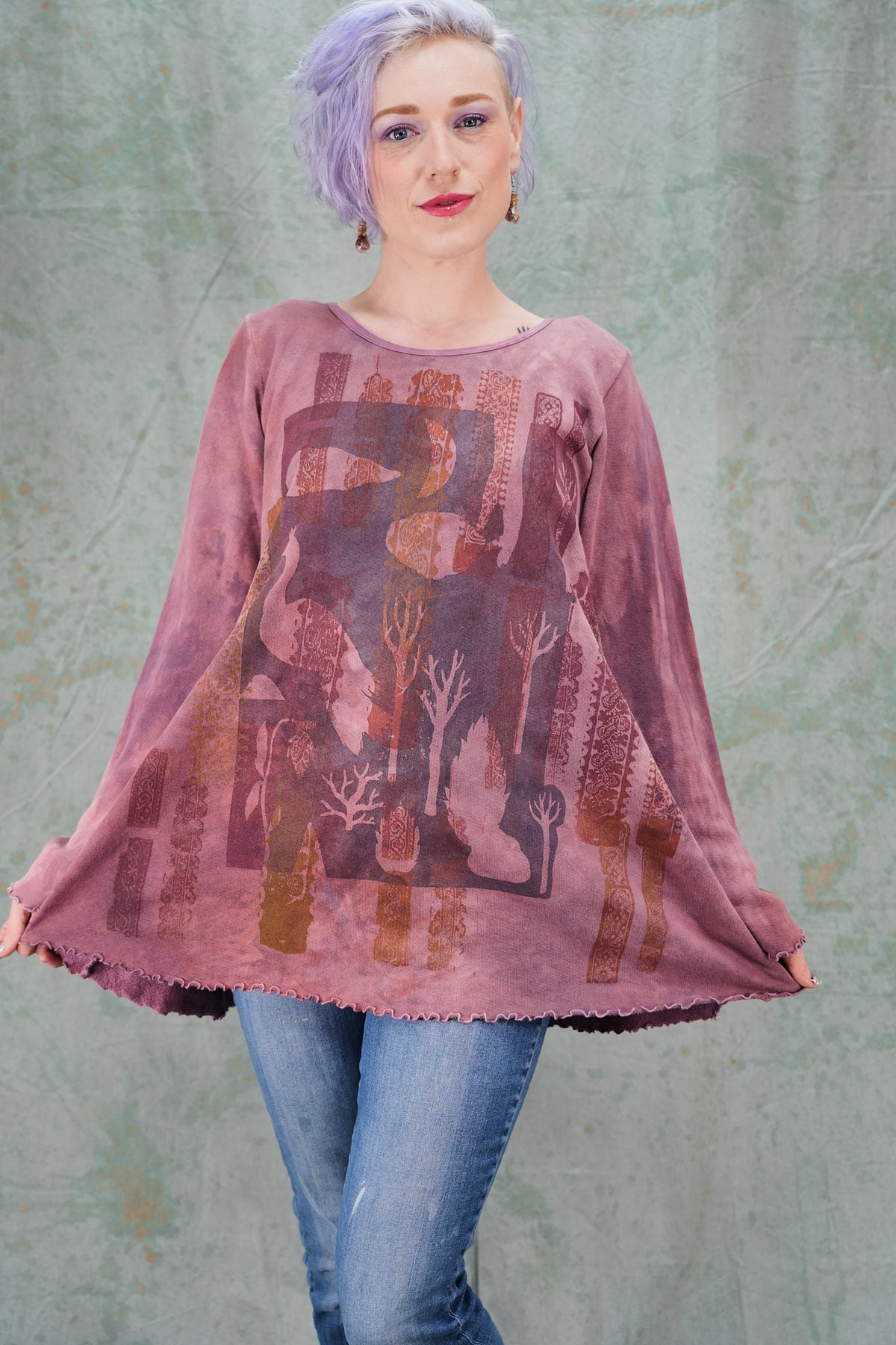 1190HD Cafe Sweatshirt Mauve Renaissance-P