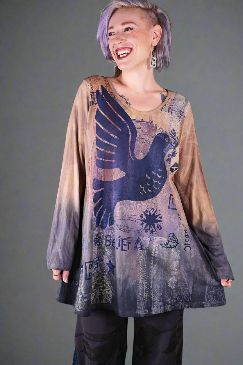 1613HD Rilassante Tunic Ink Dust Belle Dove-P