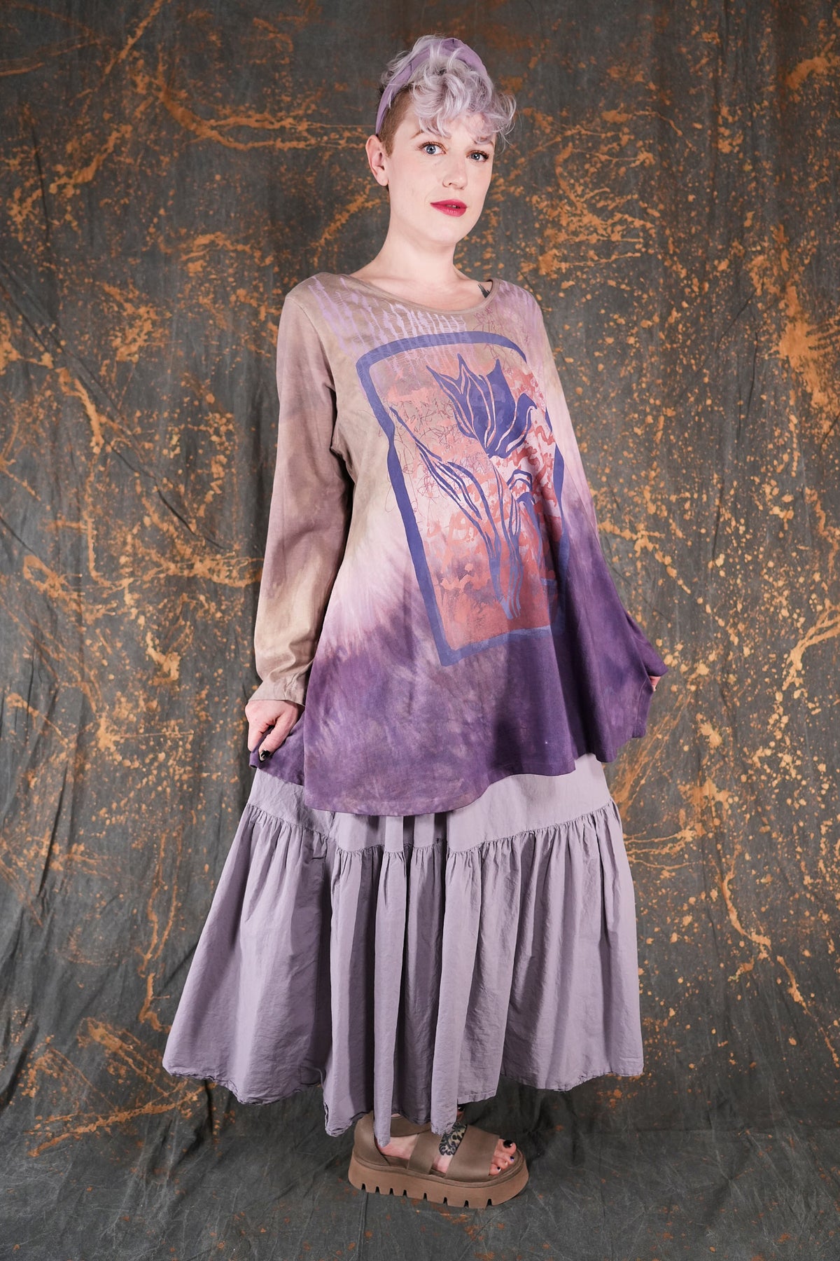 1613HD Rilassante Tunic Art Tulip-P