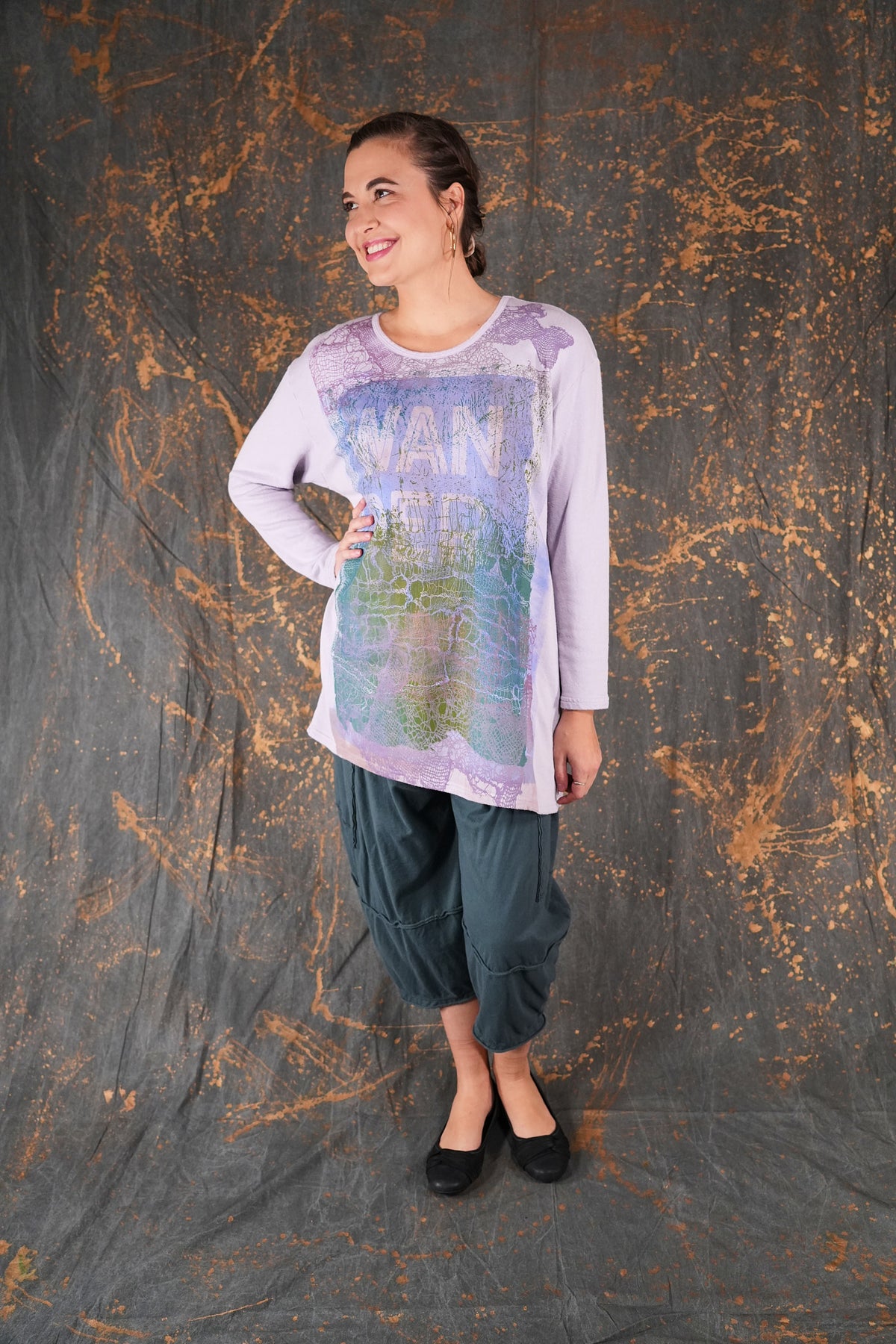 2999 Long Sleeve Sketchbook Sweatshirt Opal Wander-P