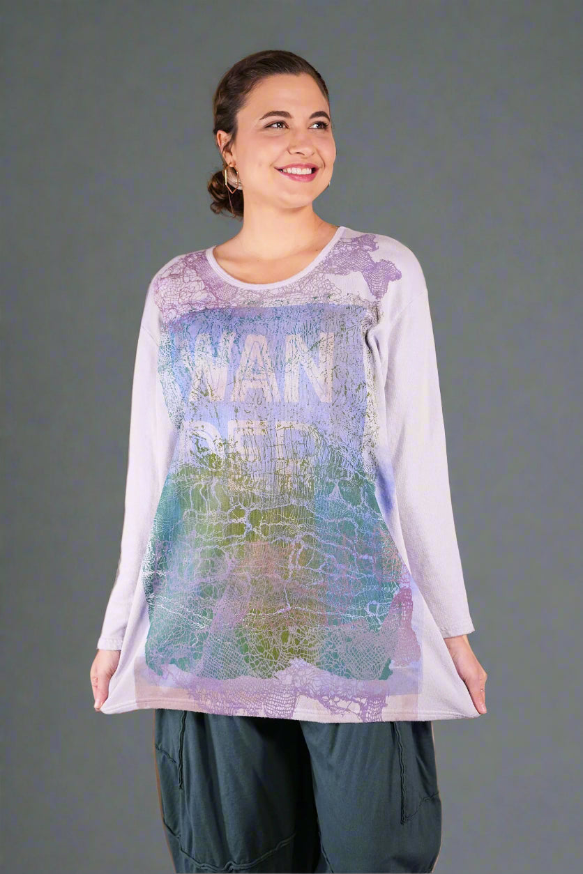 2999 Long Sleeve Sketchbook Sweatshirt Opal Wander-P