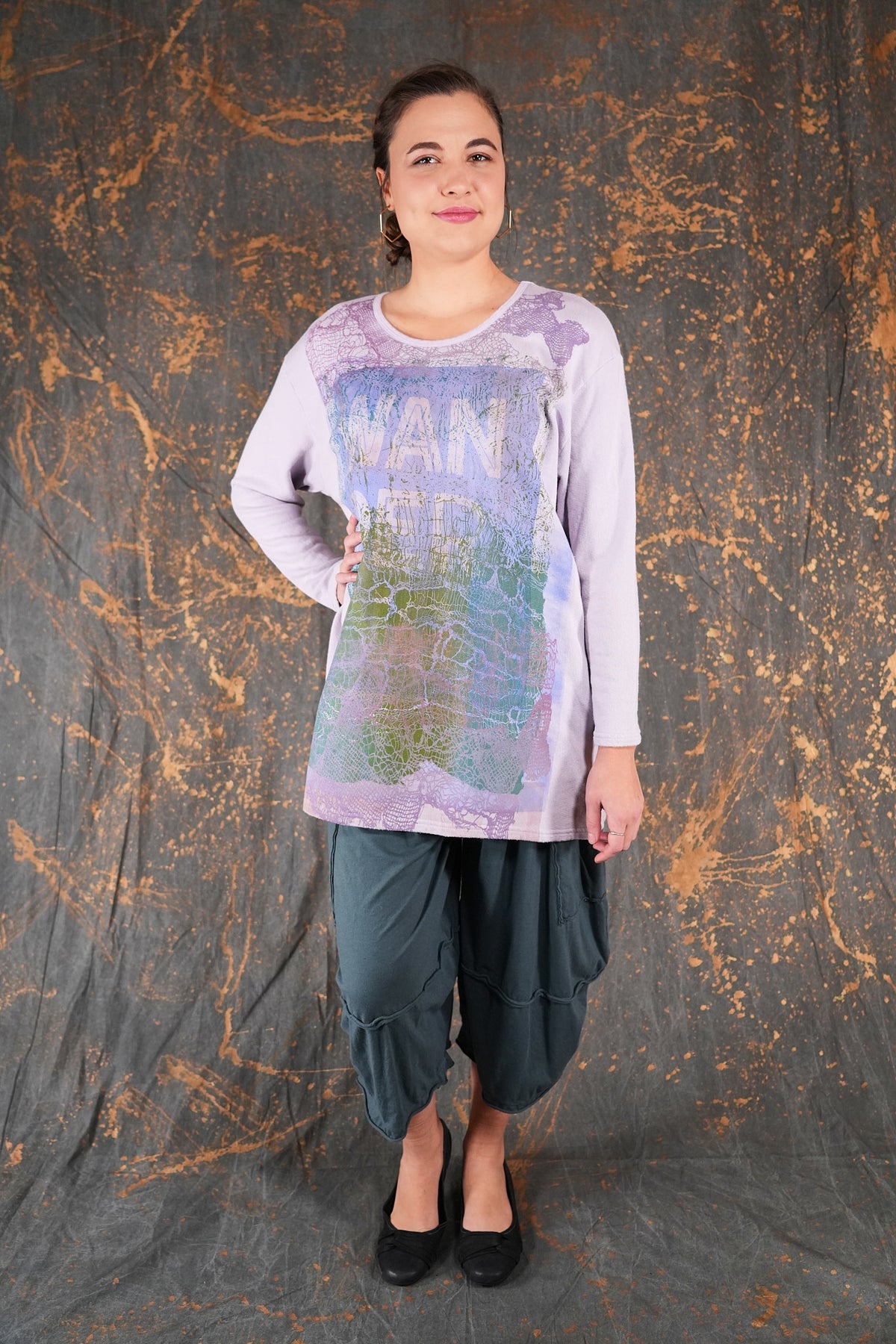 2999 Long Sleeve Sketchbook Sweatshirt Opal Wander-P