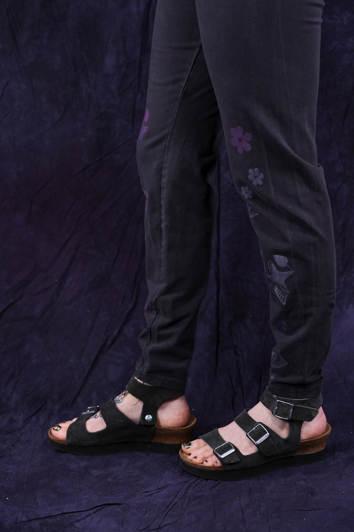 3136 Leggings Black Sand-P